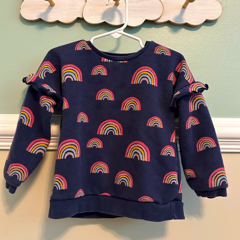 F&f rainbow sweatshirt.